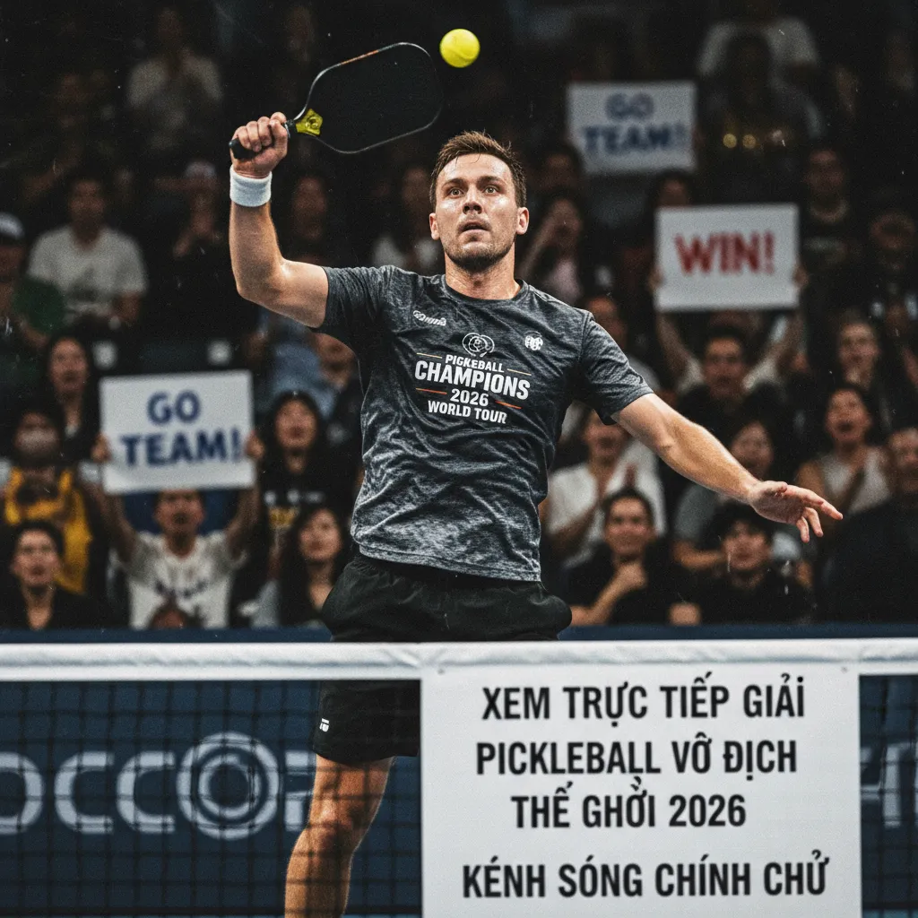 Xem trực tiếp giải Pickleball trên các kênh chính thức