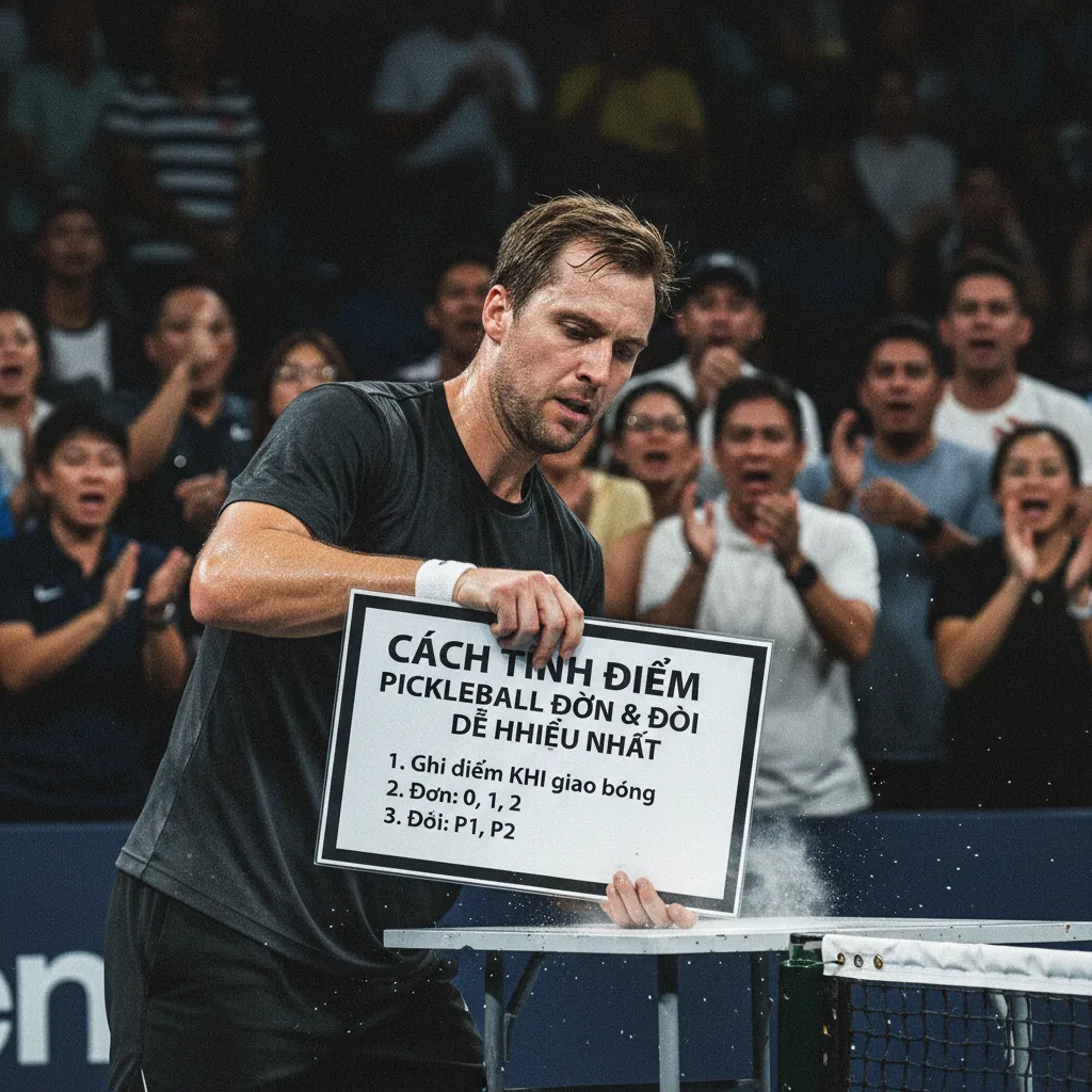 Tại sao cách tính điểm Pickleball lại "dị" như vậy?