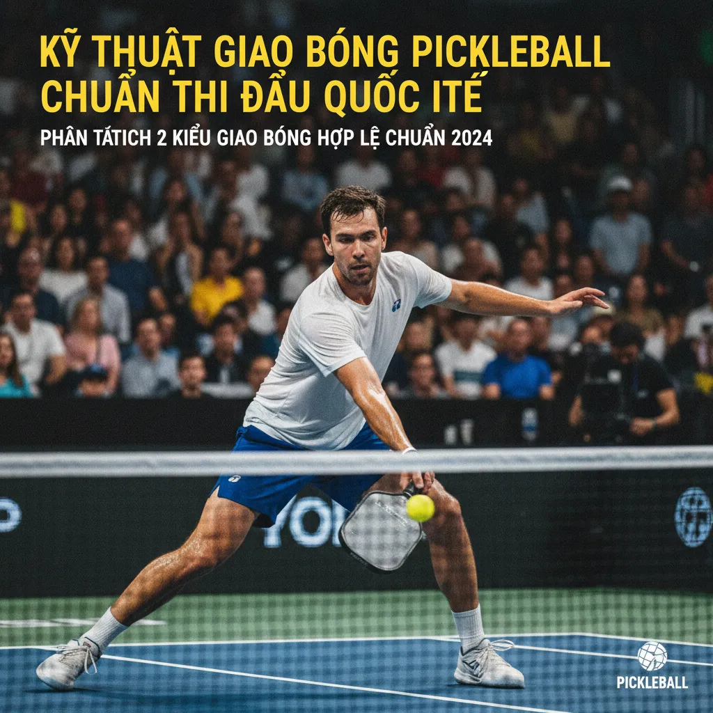 Kỹ thuật giao bóng Pickleball kiểu Volley Serve