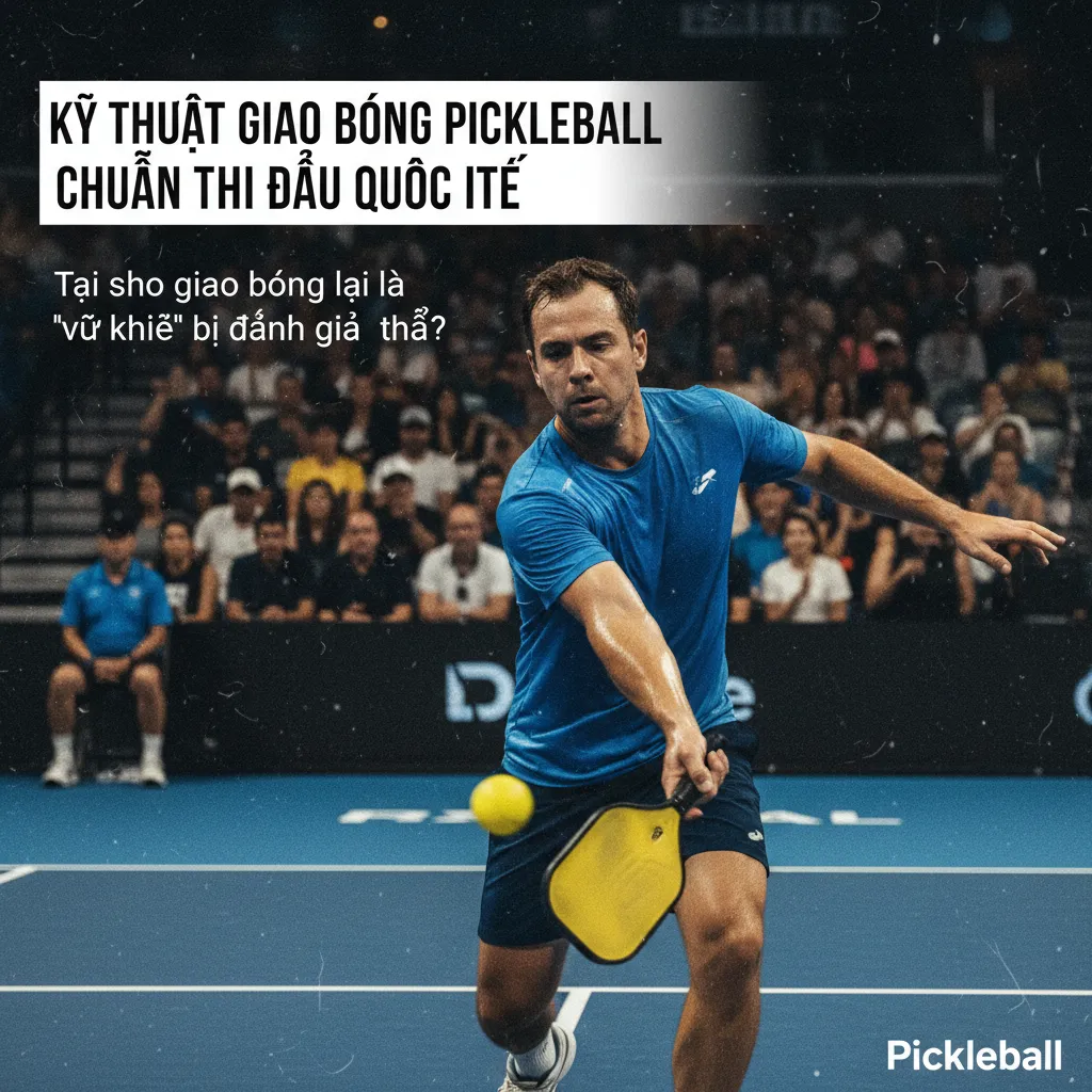 Giao bóng sâu để chiếm lợi thế trong Pickleball