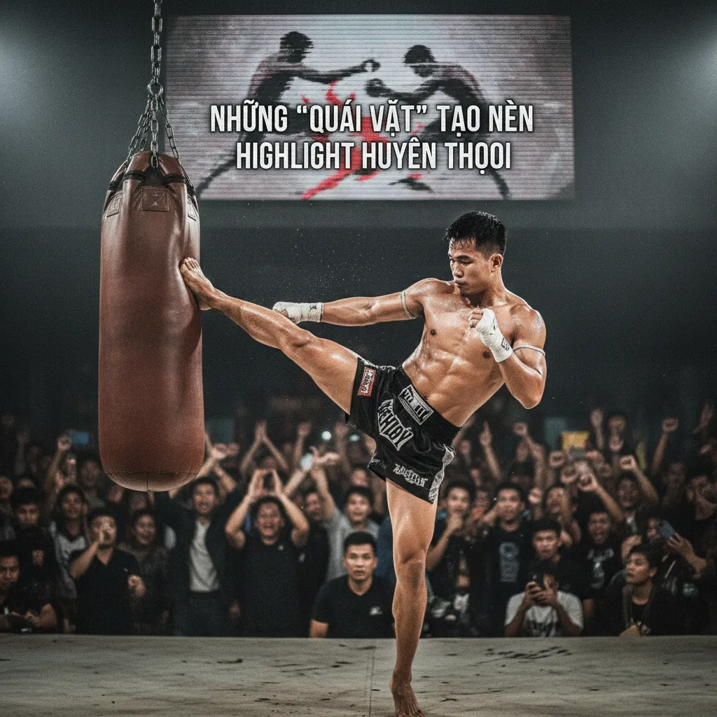 Một pha knockout bằng đòn đá cao hoàn hảo